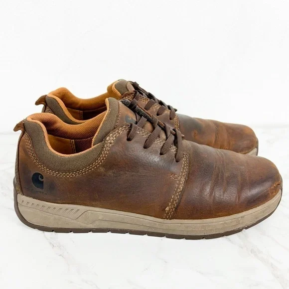 Carhartt Men's Brown Suede Oxford Work Shoe Sz 8 - Picture 2 of 12
